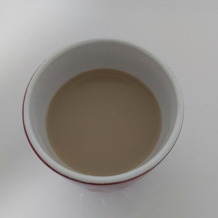 緑茶入りのカフェオレ